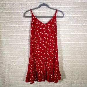 A cute children’s red/pink dress.